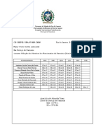 Modelo CI 819 HORARIOS DOS DIARISTAS DA VERDE