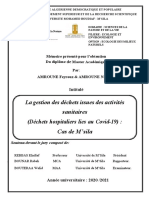 La Gestion Des Déchets Hospitalier Lié Au Covid-19