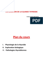 Exploration de La Thyroide