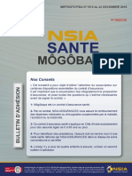 Bulletin D'adhesion Nsia Sante Môgôbaya