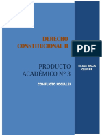 Elias Baca Quispe Pa3 Derecho Constitucional Ii