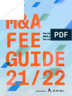 Key Insights On M&A Advisory Fees in The Middle Market.: Partnered With