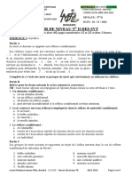 DEVOIR DE NIVEAU Tle D - LMJF - N°1 - 16 Novembre 2021