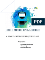 Internship Electrical Kochi Metro Rail Limited