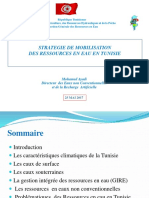 Strategie de Mobilisation Des Ressources en Eau en Tunisie