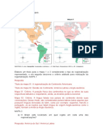 Correções Das Atividades Geografia - Semana 1-2