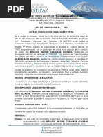 Acta Con Acuerdo Refgimen de Visitas y Tenencia