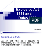 Explosive Act 1884 and Rules 2008: Nilesh Vetal