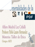 Generalidades de La Ética