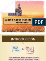 Como Hacer Un Plan de Trabajo Ministerial en La Iglesia