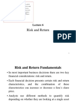 Risk and Return