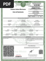 Acta de Nacimiento PEOL910910HDFDLS08