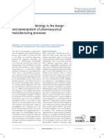 The Role of Microbiology in The Design and Development of Pharmaceutical Manufacturing Processes