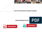 Singly Reinforced Concrete Beam Design Example