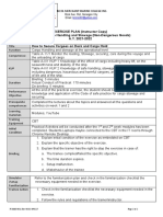 EXERCISE PLAN (Instructor Copy) SEAM 3 - Cargo Handling and Stowage (Non-Dangerous Goods) A.Y. 2021-2022 How To Secure Cargoes On Deck and Cargo Hold