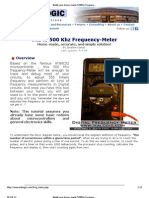 Build Your Home-Made 500Khz Frequency Meter!