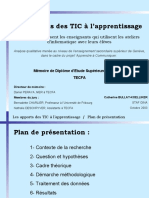 Apports Des TIC À L'apprentissage