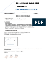 m11 - s1 Rectas y Planos en El Espacio