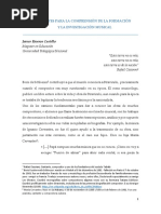 Aportes para La Comprensión La Inv y La Formación en Música