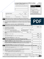 Employer's Annual Federal Unemployment (FUTA) Tax Return