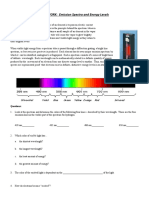 Emission Spectra Chemistry Homework