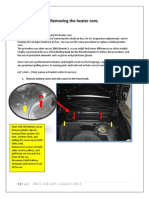 Step 1 Heater Core Removal
