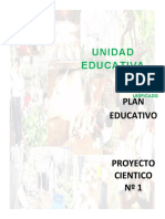 Proyecto Interdisciplinario Cientifico #1 Segundo BT