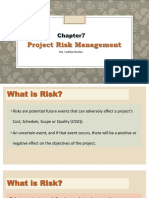 Ch7 - Project Risk Management