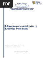 Educación Por Competencias en República Dominicana