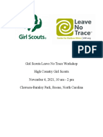 Girl Scouts Leave No Trace Workshop 6 1