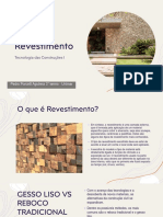 Tipos de Revestimento - Tecnologia Das Construções I