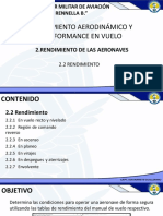 Rendimiento Aerodinámico - 2.2 Rendimiento