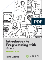 Xojo Teacher Guide