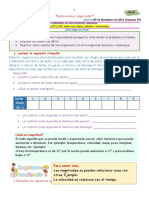 Matemática 4° Grado - Establecemos Relaciones