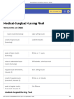 Medical-Surgical Nursing Final Flashcards - Quizlet