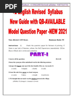 Kalvikavi - 2-ENGLISH REVISED SYLLABUS MODEL QUESTIONS PAPER-1