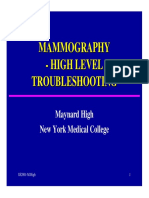 Mammography - High Level Troubleshooting