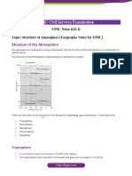 Structure of Atmosphere Geography Notes For UPSC