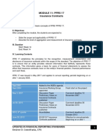 Module 11 - PFRS 17 Insurance Contracts