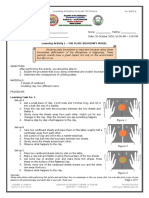 Learning Activity 1 - THE PLATE BOUNDARY MODEL: Learning Activities in Grade 10 Science