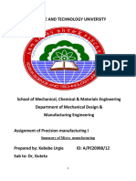 Summary of Micro-Manufacturing