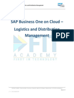 QG - SAP B1 On Cloud - Logistics and Distribution Management AY2021-2022