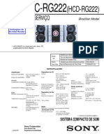 MHC RG222 HCD RG222 Brazilian Model