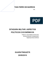 Trabalho Ditadura Militar