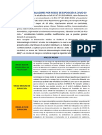 Nómina de Trabajadores Por Riesgo de Exposición A Covid