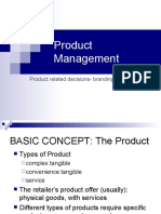 Product Management: Product Related Decisions-Branding and Packaging