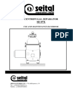 Centrifugal Separator: Use and Maintenance Handbook