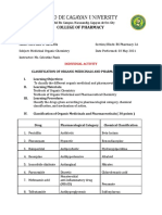 Classification of Organic Medicinals and Pharmaceuticals-Finals