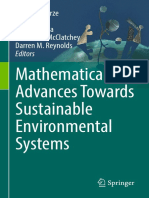 Mathematical Advances Towards Sustainable Environmental Systems