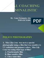 Last Minute Criminalistic